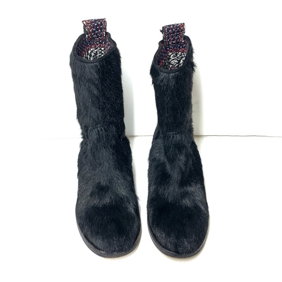 Chanel Pony Hair Fur Calfskin Boots - Picture 3 of 8